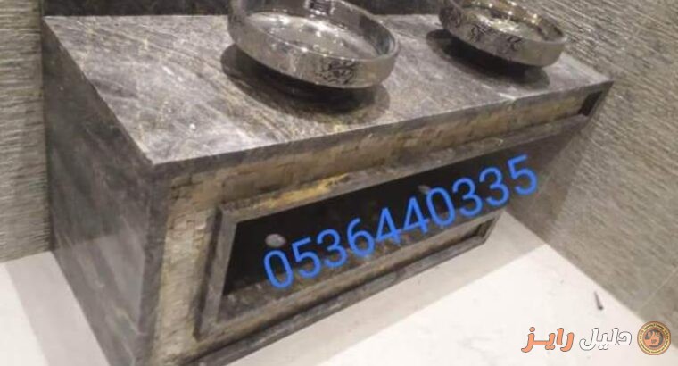 ديكورات مغاسل رخام صناعي0506955498
