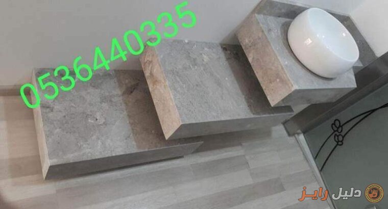 ديكورات مغاسل رخام صناعي