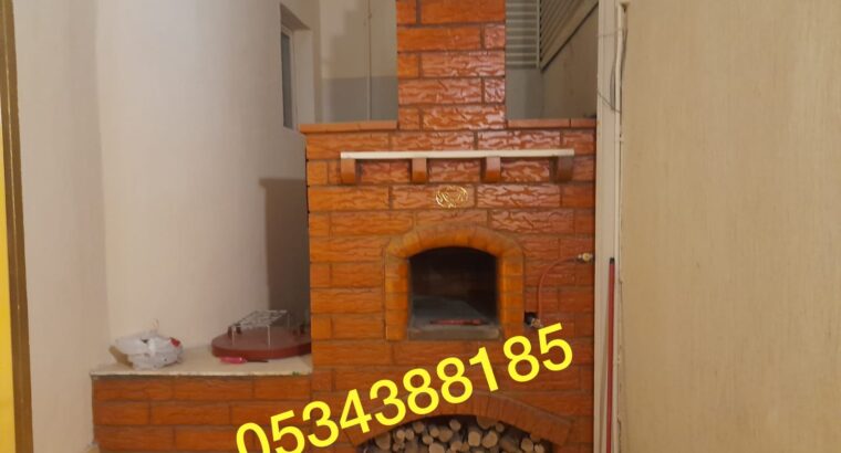 تصميم شوايات خارجية للحدائق والاستراحات في الاحساء