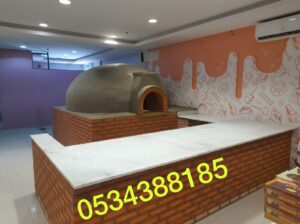 بناء شوايات حدائق منزلية خارجية وافران مطاعم,