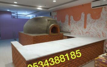بناء شوايات حدائق منزلية خارجية وافران مطاعم,