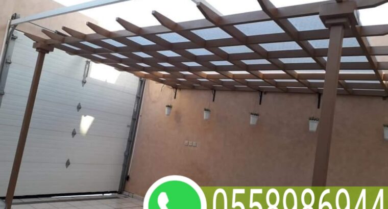 تركيب مظلات وسواتر هناجر ومستودعات قلوة0558986944
