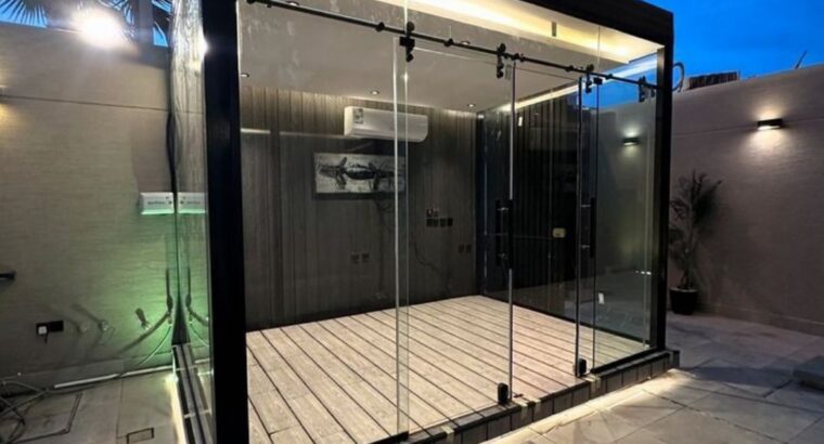مجالس ملاحق زجاج خارجية في الرياض 0551033861