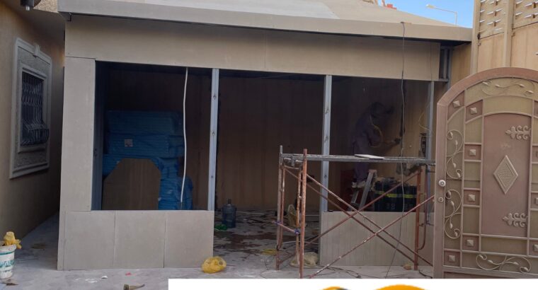 تركيب ملاحق أسمنت بورد بتصميم مبتكر 0501543950