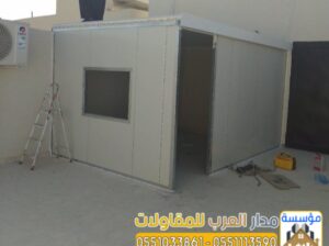 تركيب ملاحق ساندوتش بانل بالرياض | مجالس، غرف، واس