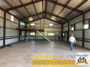 هناجر ومستودعات بانل في الرياض |تركيب ساندوتش بانل