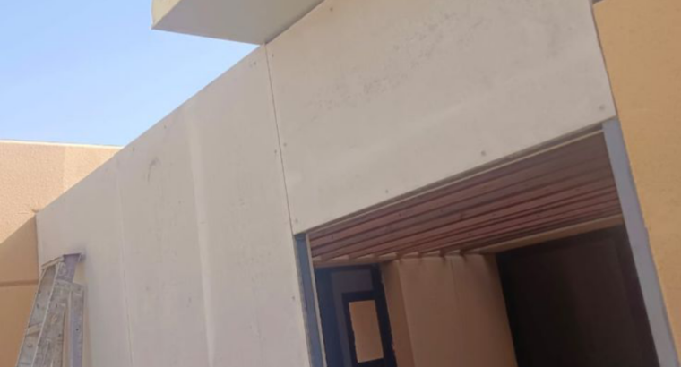 تنفيذ ملاحق اسمنت بورد في الرياض | مقاول غرف اسمن