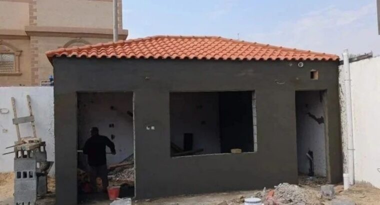 معلم أسمنت بورد بالرياض لتركيب الغرف والملاحق