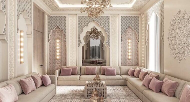 تشطيب مجالس عربية ومودرن بالرياض مع بناء ملاحق
