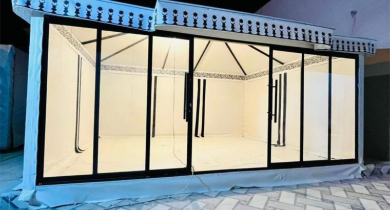خيام زجاجية بيوت شعر واجهة زجاج في الرياض