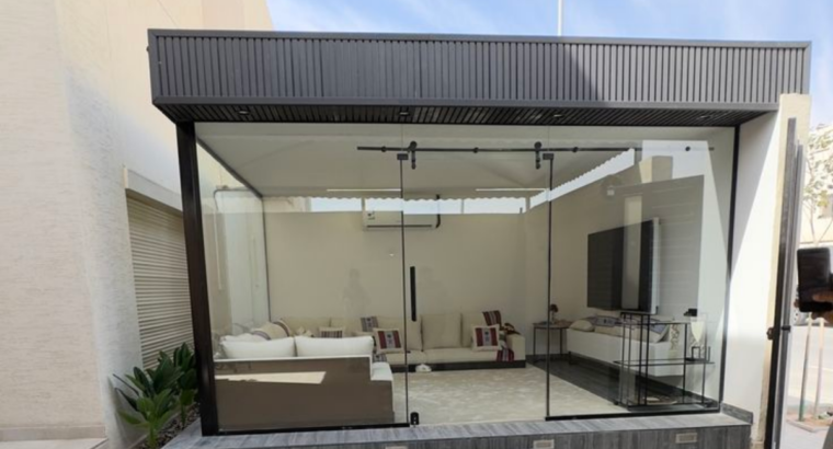 ملاحق خارجية مودرن بالرياض | تصميم وتنفيذ الملاحق