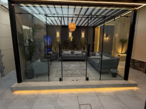 ملاحق خارجية للحوش في الرياض – تصميم ملحق مودرن