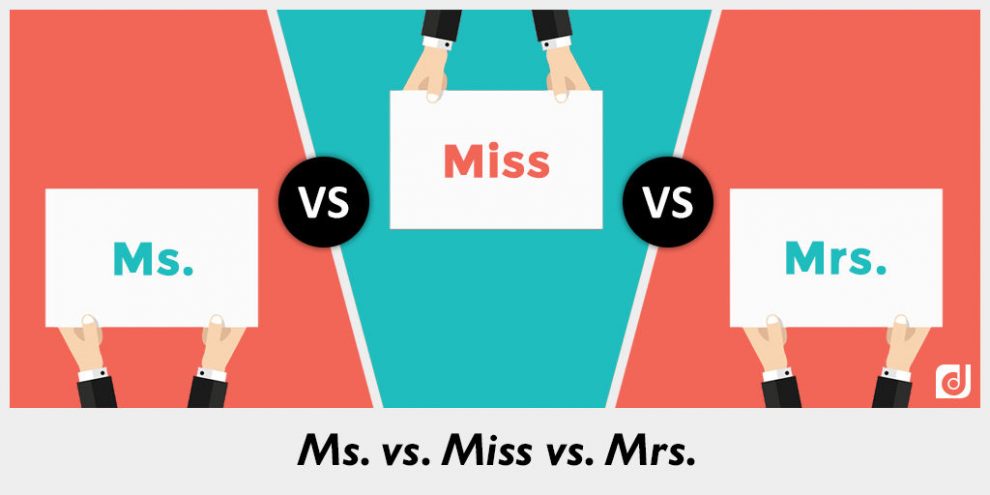 الفرق بين Mr Mrs Miss Ms Mstr