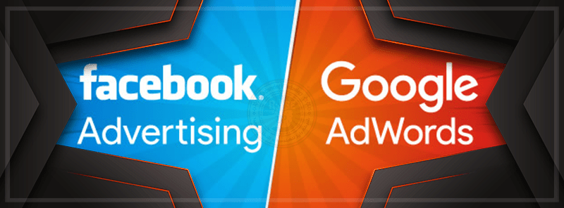 Online marketing on Google and Facebook