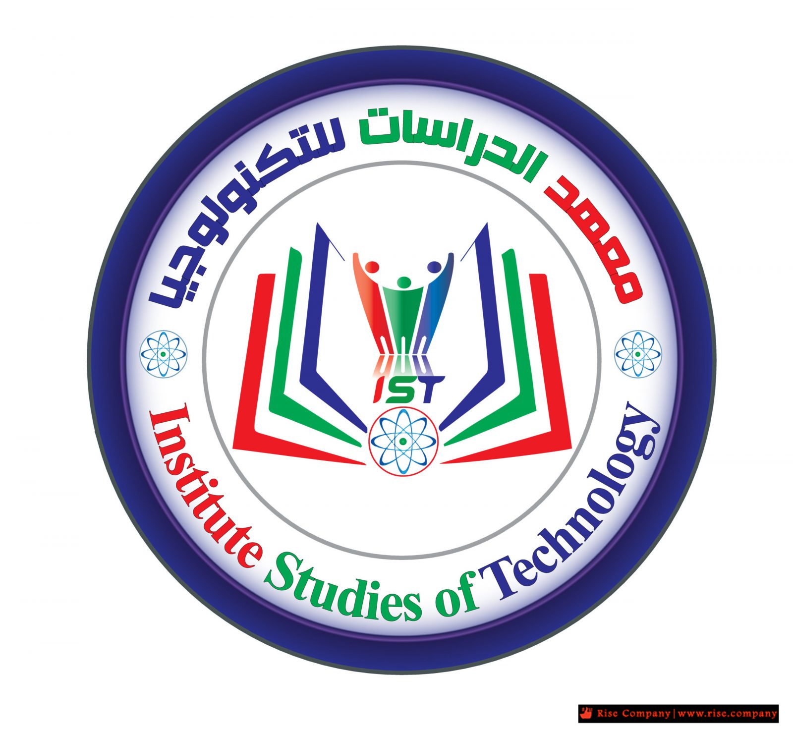 تصميم لوجو و شهادة معهد اي اس تي