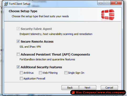 fortinet vpn client software
